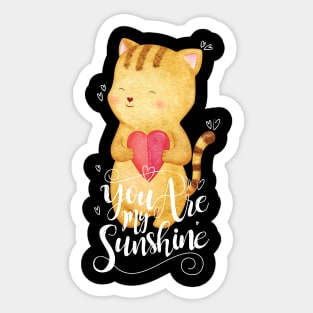 Cute Kids in Love Sticker